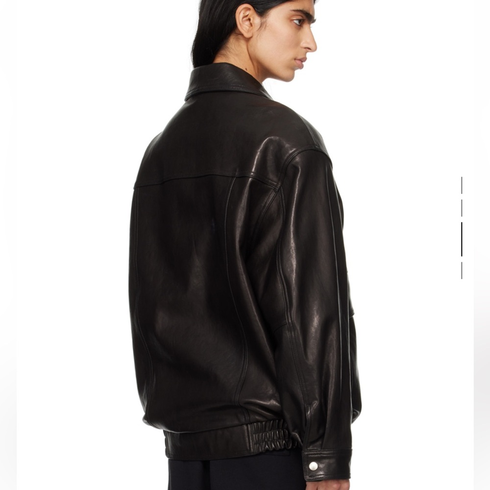NWT Dunst Oversized Vintage Leather Jacket Large $1100 - Picture 3 of 5